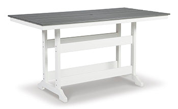 Transville RECT COUNTER TABLE W/UMB OPT