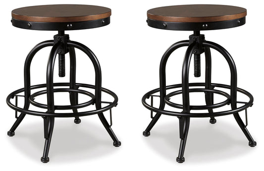 Ashley Express - Valebeck Swivel Barstool (2/CN)