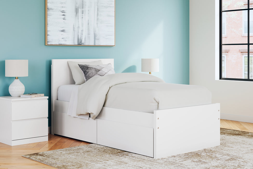 Ashley Express - Onita Panel Platform Bed With 1 Side Storage