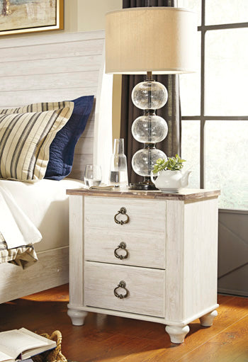 Ashley Express - Willowton Two Drawer Night Stand