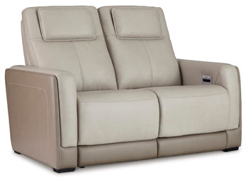 Battleville PWR REC Loveseat/ADJ Headrest