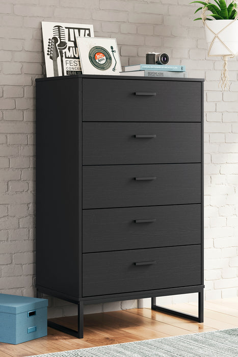 Ashley Express - Socalle Queen Platform Bed with Dresser, Chest and Nightstand