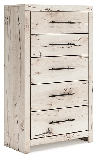 Lawroy Twin Panel Headboard with Mirrored Dresser and Chest