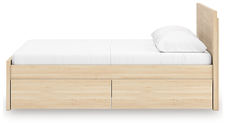 Ashley Express - Onita Full Panel Platform Bed with 2 Side Storage