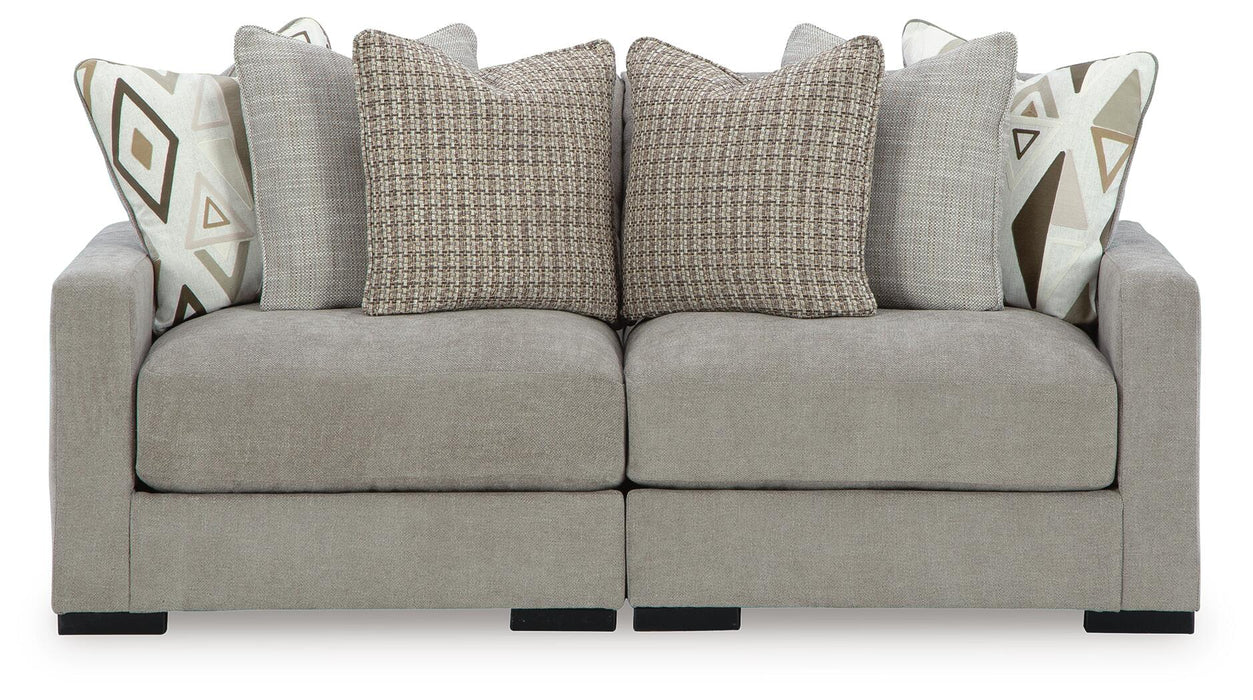Aslan Court 2-Piece Loveseat Sectional