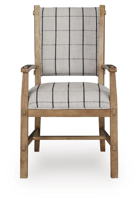Ridgester Dining UPH Arm Chair (2/CN)