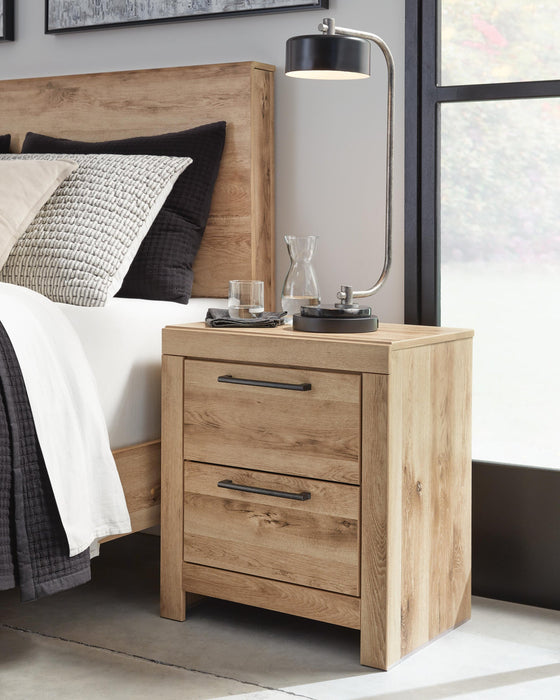 Hyanna King Panel Headboard, Dresser, Mirror, Chest and Nightstand