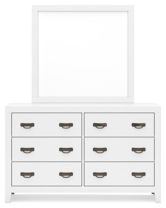 Binterglen Full Panel Bed, Dresser, Mirror, Chest and Nightstand
