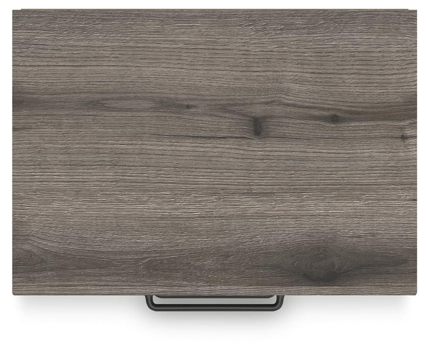 Graystorm Full Panel Storage Bed, Dresser, Mirror, Chest and Nightstand