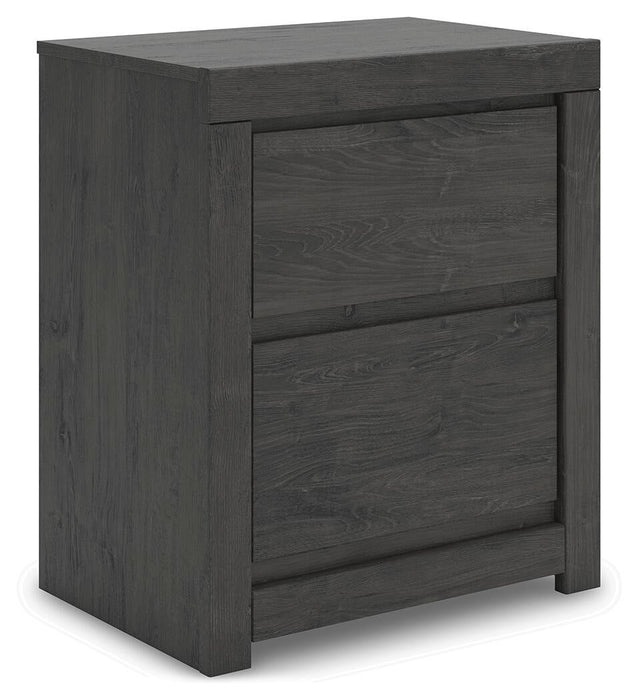 Fraluna King Panel Bed, Dresser, Mirror, Chest and Nightstand