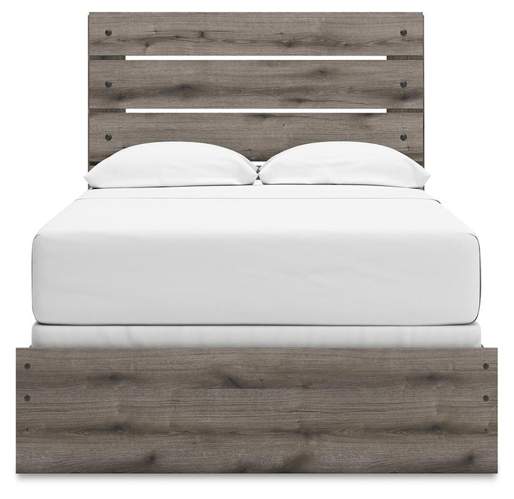 Graystorm Full Panel Bed, Dresser, Mirror and Nightstand