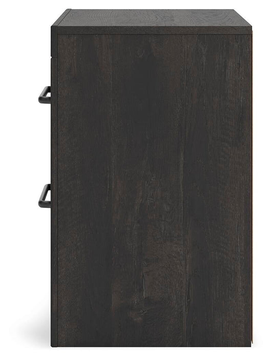 Hollivern Twin Panel Storage Bed, Dresser, Mirror and Nightstand