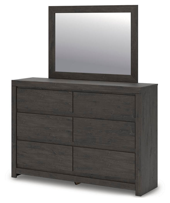 Fraluna King Panel Bed, Dresser and Mirror