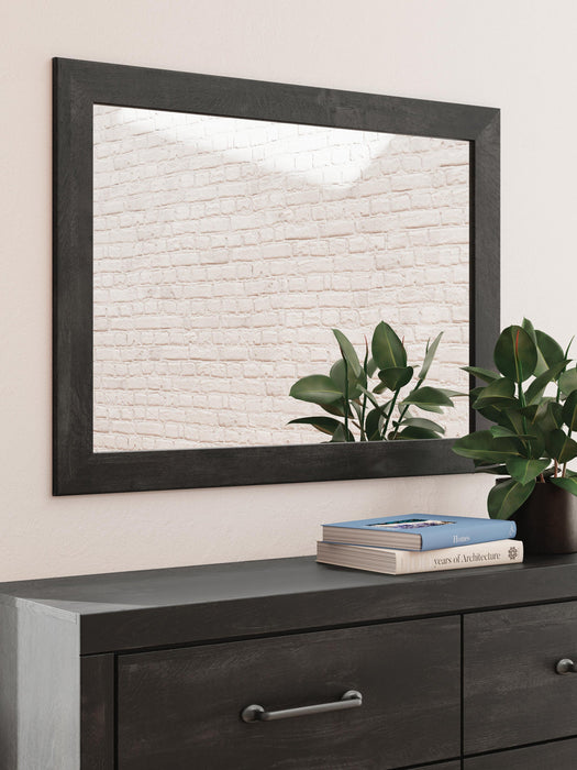 Hollivern Twin Panel Bed, Dresser and Mirror