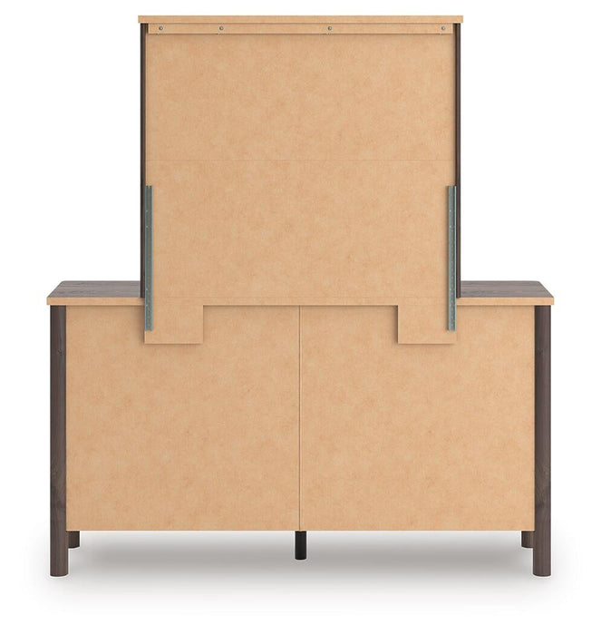 Pamytta Twin Panel Platform Bed, Dresser, Mirror, Chest and Nightstand