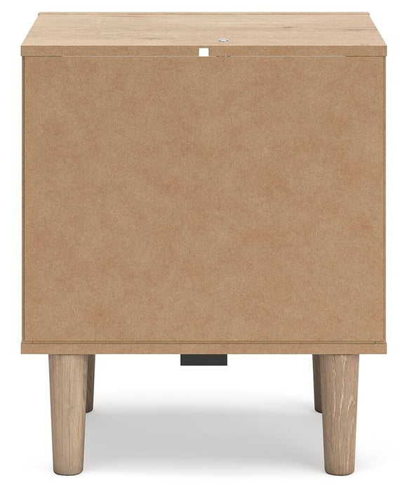 Cielden King Upholstered Bed with Roll Slats, Dresser, Mirror and Nightstand