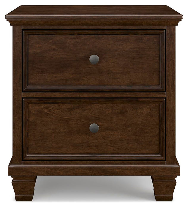 Danabrin Queen Panel Storage Bed, Dresser, Mirror and Nightstand