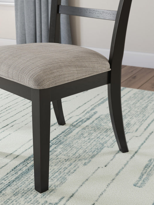 Greddinton Dining Table and 4 Chairs