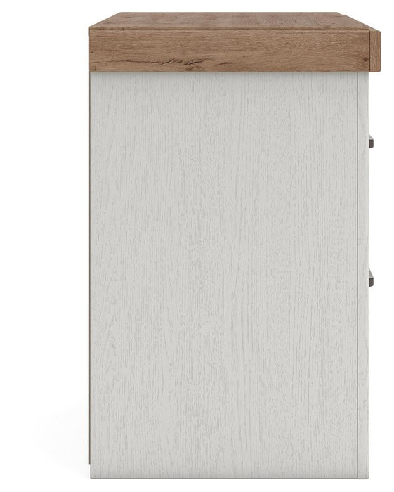Savonport Twin Panel Bed, Dresser, Mirror, Chest and Nightstand