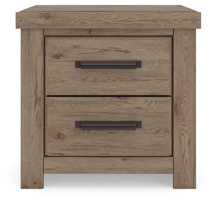 Garistyn Queen Panel Storage Bed, Dresser, Mirror, Chest and Nightstand