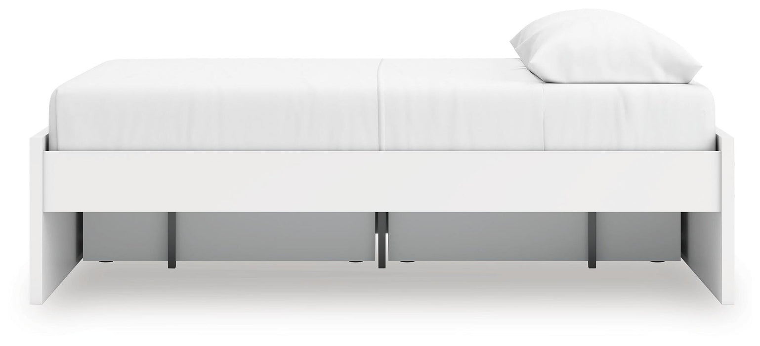 Ashley Express - Onita Queen Platform Bed with 1 Side Storage