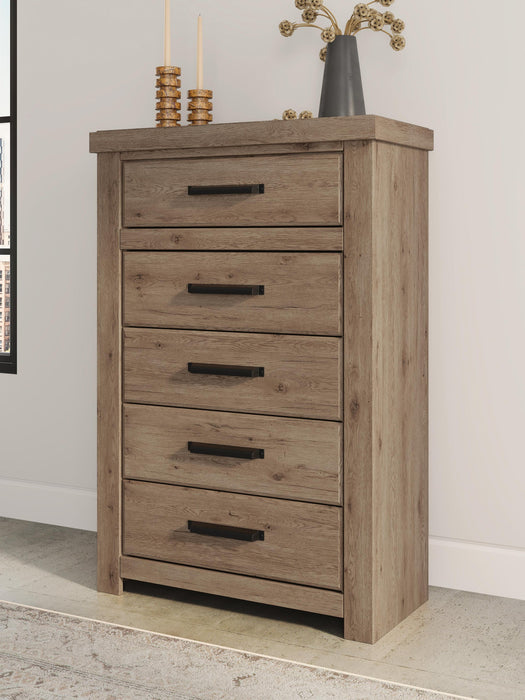 Oliandon Five Drawer Chest