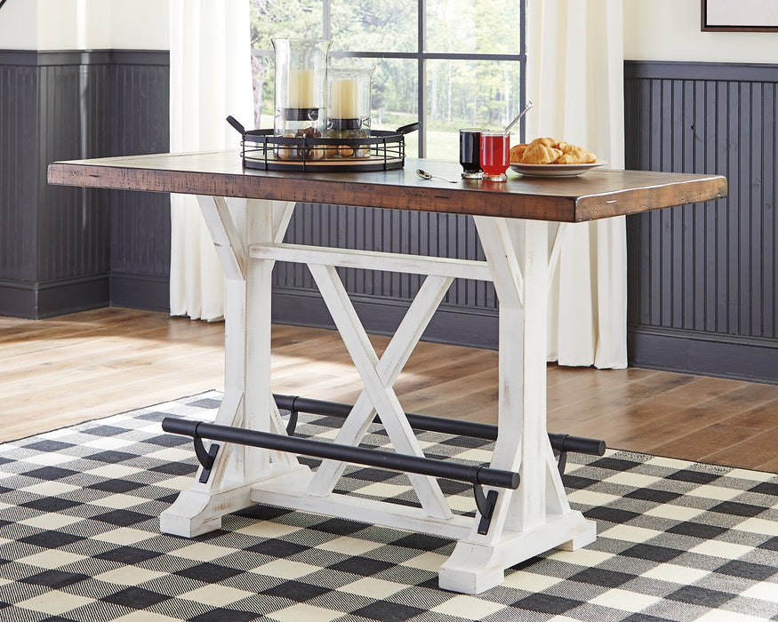 Ashley Express - Valebeck Counter Height Dining Table and 4 Barstools