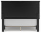 Lanolee Queen Panel Bed with Mirrored Dresser, Chest and Nightstand